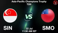 SIN vs SMO Match Result