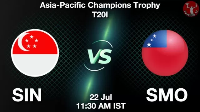 SIN vs SMO Dream11 Fantasy Prediction SIN vs SMO Dream11 Team Prediction, Fantasy Cricket Tips