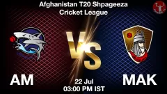 AM vs MAK Match Result