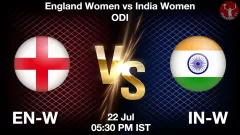 EN-W vs IN-W Match Result
