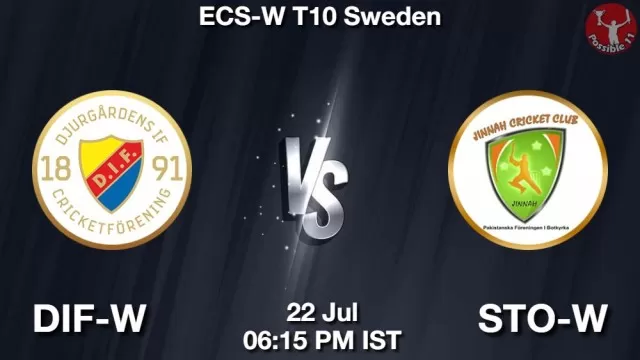 DIF-W vs STO-W Dream11 Fantasy Prediction DIF-W vs STO-W Dream11 Team Prediction, Fantasy Cricket Tips