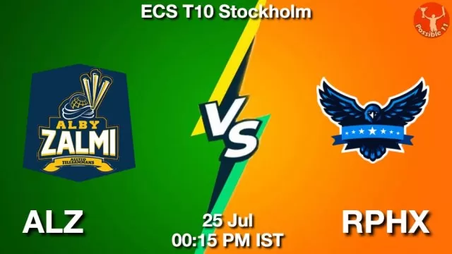 ALZ vs RPHX Dream11 Team Prediction, Fantasy Cricket Tips
