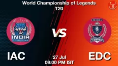 IAC vs EDC Match Result