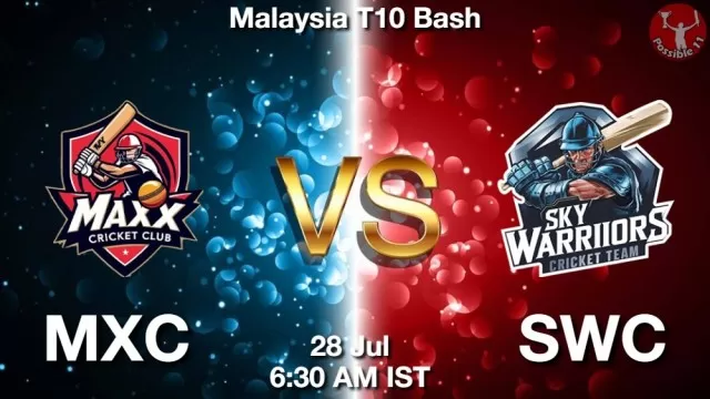 MXC vs SWC Dream11 Fantasy Prediction MXC vs SWC Dream11 Team Prediction, Fantasy Cricket Tips