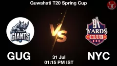 GUG vs NYC Match Prediction Picture