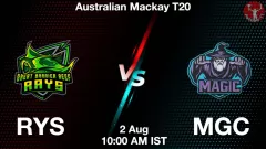 RYS vs MGC Match Prediction Picture