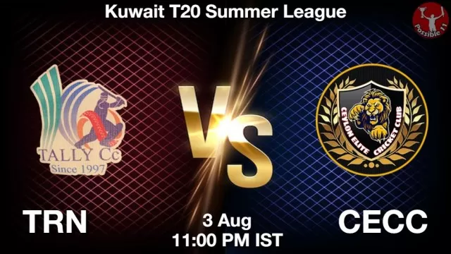 TRN vs CECC Dream11 Fantasy Prediction TRN vs CECC Dream11 Team Prediction, Fantasy Cricket Tips