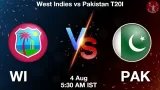 WI vs PAK Match Prediction & Fantasy Tips - <small>Mon, 04 Aug 05:30 AM IST</small>