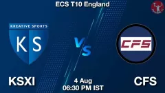 KSXI vs CFS Match Result