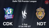 CDK vs NDT Match Prediction & Fantasy Tips - <small>Mon, 04 Aug 07:00 PM IST</small>