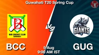 BCC vs GUG Matcch Previews