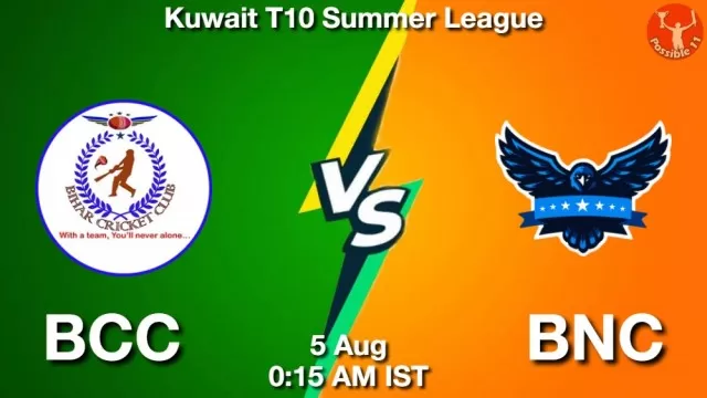 BCC vs BNC Dream11 Team Prediction, Fantasy Cricket Tips