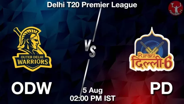 ODW vs PD Dream11 Fantasy Prediction ODW vs PD Dream11 Team Prediction, Fantasy Cricket Tips