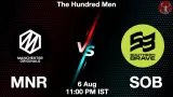MNR vs SOB Match Prediction & Fantasy Tips - <small>Wed, 06 Aug 11:00 PM IST</small>