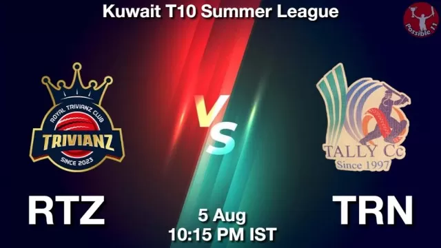RTZ vs TRN Dream11 Fantasy Prediction RTZ vs TRN Dream11 Team Prediction, Fantasy Cricket Tips