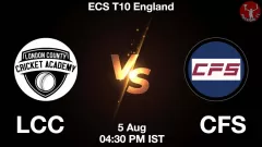 LCC vs CFS Match Result