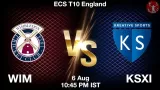 WIM vs KSXI Match Prediction - <small>Wed, 06 Aug 10:45 PM IST</small>