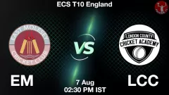 EM vs LCC Match Prediction Picture