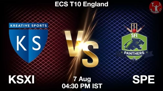 KSXI vs SPE ड्रीम11 भविष्यवाणी, फैंटेसी क्रिकेट टीम - 07 अगस्त 2025