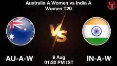 AU-A-W vs IN-A-W Match Prediction Picture