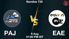 PAJ vs EAE Match Prediction Picture