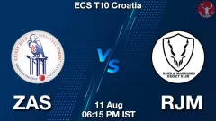 ZAS vs RJM Match Result