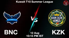 BNC vs KZK Match Result