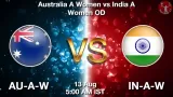 AU-A-W vs IN-A-W Match Prediction - <small>Wed, 13 Aug 05:00 AM IST</small>