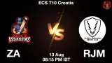 ZA vs RJM Match Prediction & Fantasy Tips - <small>Wed, 13 Aug 08:15 PM IST</small>