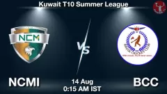 NCMI vs BCC Match Prediction Picture