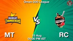 MT vs RC Match Result