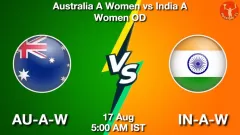 AU-A-W vs IN-A-W Match Prediction Picture
