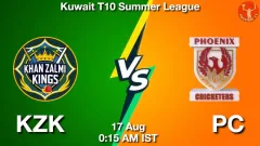 KZK vs PC Match Prediction Picture
