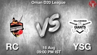 RC vs YSG