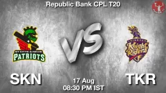 SKN vs TKR Match Prediction Picture