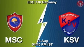 MSC vs KSV