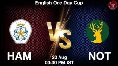 HAM vs NOT Match Prediction Picture