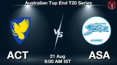 ACT vs ASA Match Result