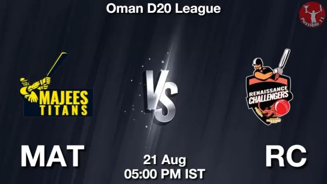 MAT vs RC Dream11 Fantasy Prediction MAT vs RC Dream11 Team Prediction, Fantasy Cricket Tips