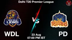 WDL vs PD Match Result