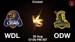 WDL vs ODW Match Prediction Picture