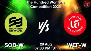 SOB-W vs WEF-W Matcch Previews