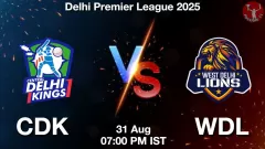 CDK vs WDL Match Prediction Picture