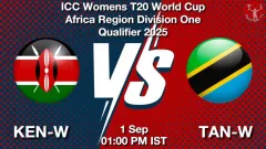KEN-W vs TAN-W Match Result