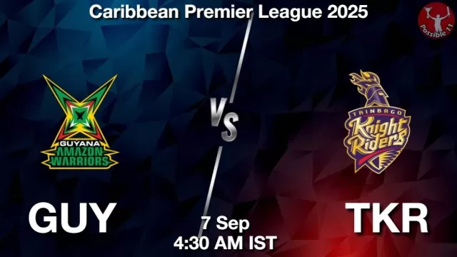 GUY vs TKR Match Previews GUY vs TKR Match Previews and Cricket Tips