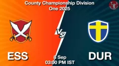 ESS vs DUR Match Result