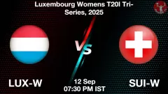 LUX-W vs SUI-W Match Result