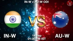 IN-W vs AU-W Match Result