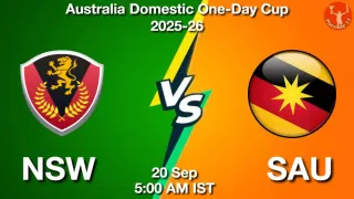 NSW vs SAU Cricket Player Stats, Team News &