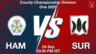 HAM vs SUR Matcch Previews